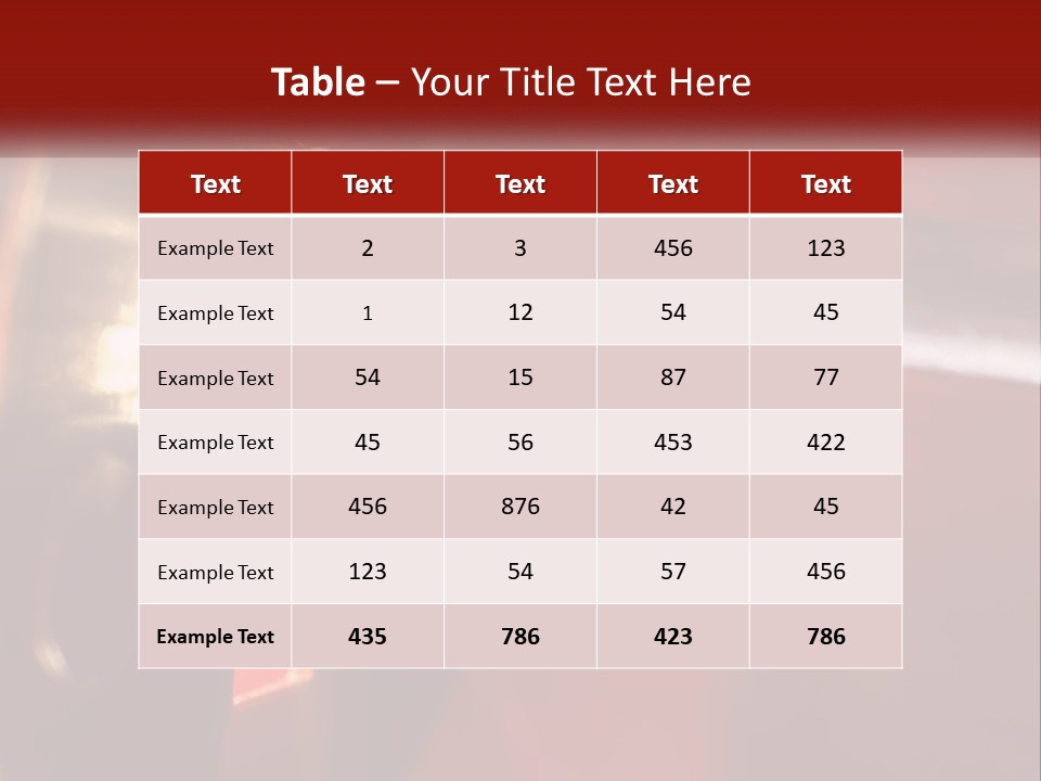 A Key On A Keyhole With A Red Background PowerPoint Template