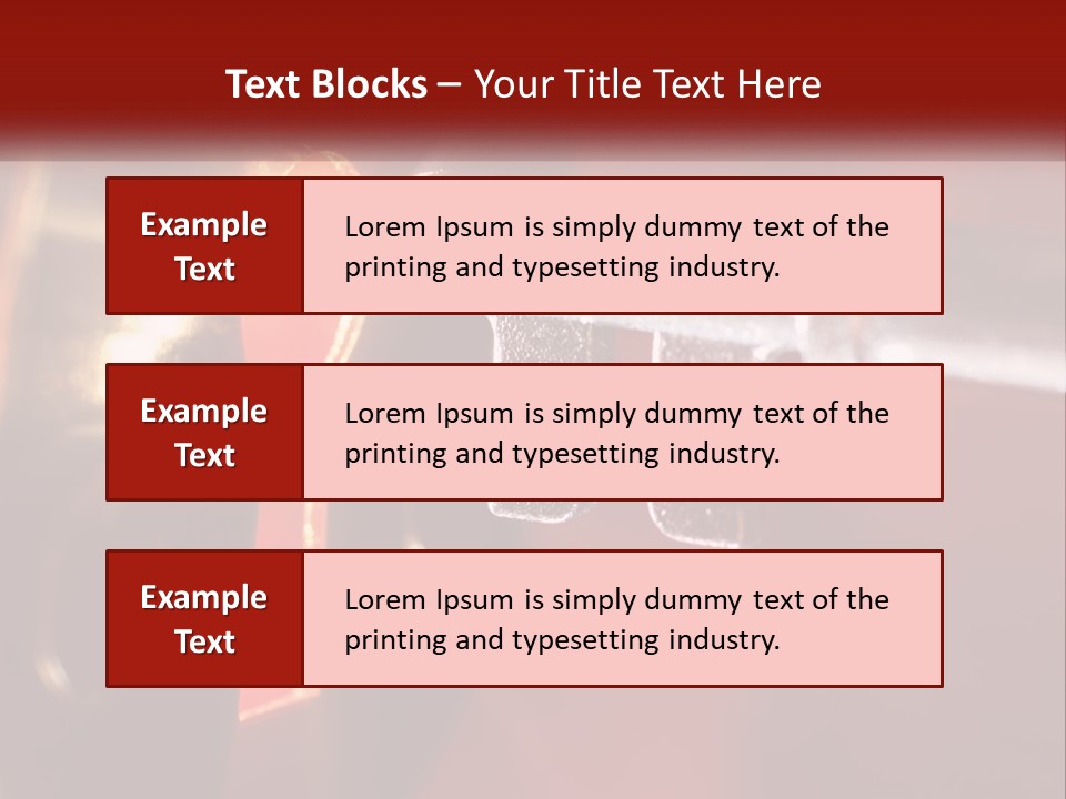 A Key On A Keyhole With A Red Background PowerPoint Template