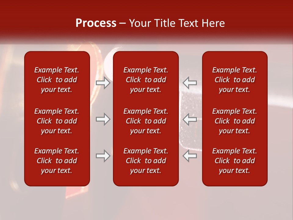 A Key On A Keyhole With A Red Background PowerPoint Template