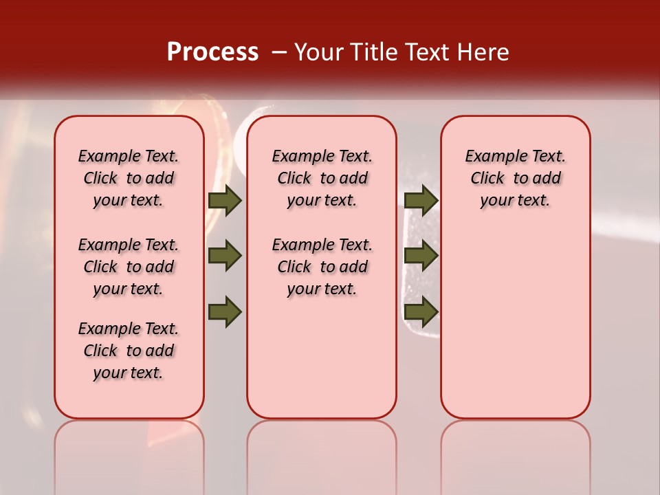 A Key On A Keyhole With A Red Background PowerPoint Template