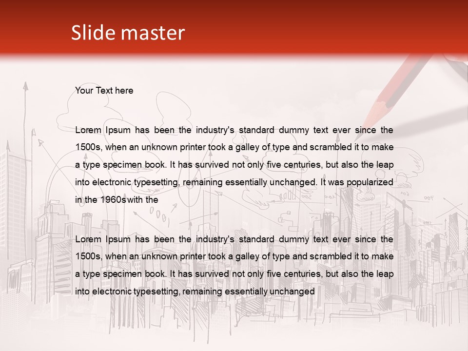 A Person Writing On A Piece Of Paper With A Pencil PowerPoint Template