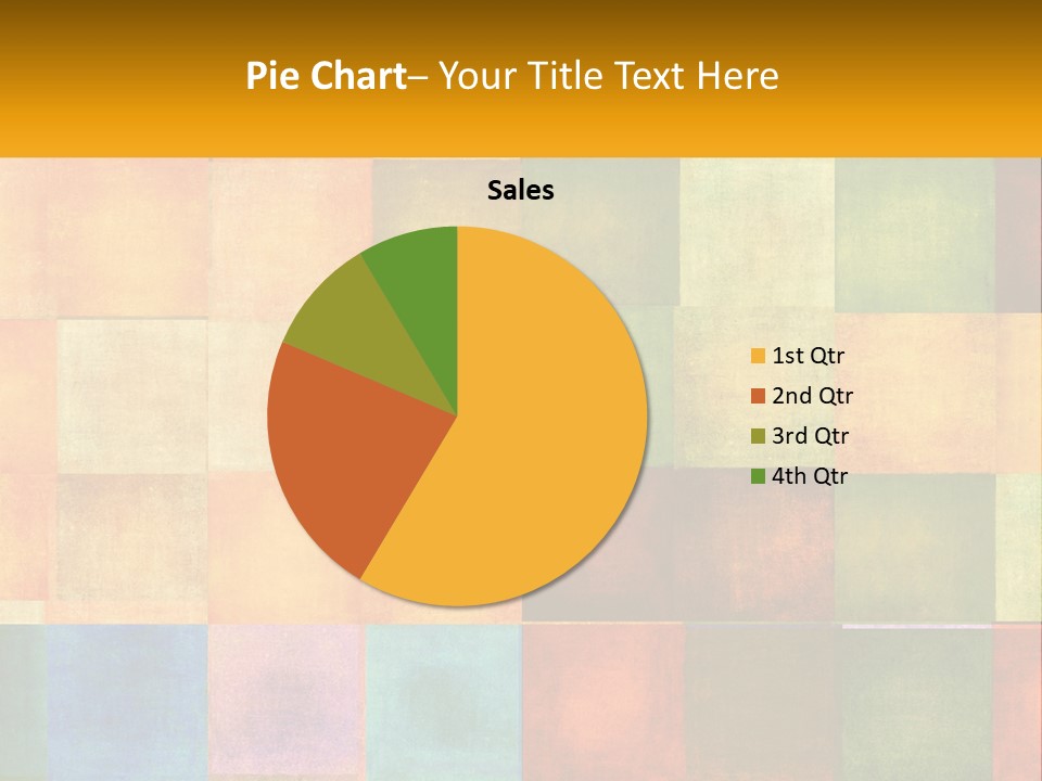 A Colorful Background With Squares Of Different Colors PowerPoint Template