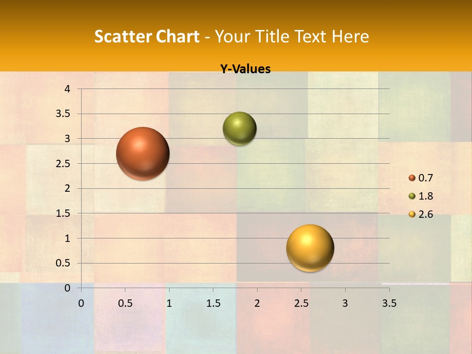 A Colorful Background With Squares Of Different Colors PowerPoint Template