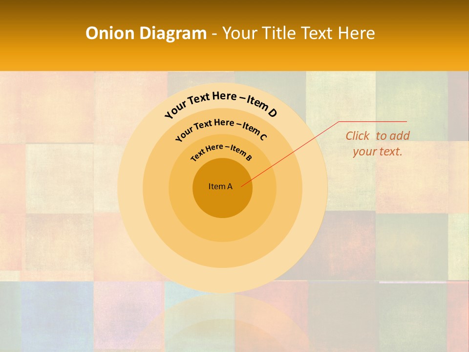 A Colorful Background With Squares Of Different Colors PowerPoint Template
