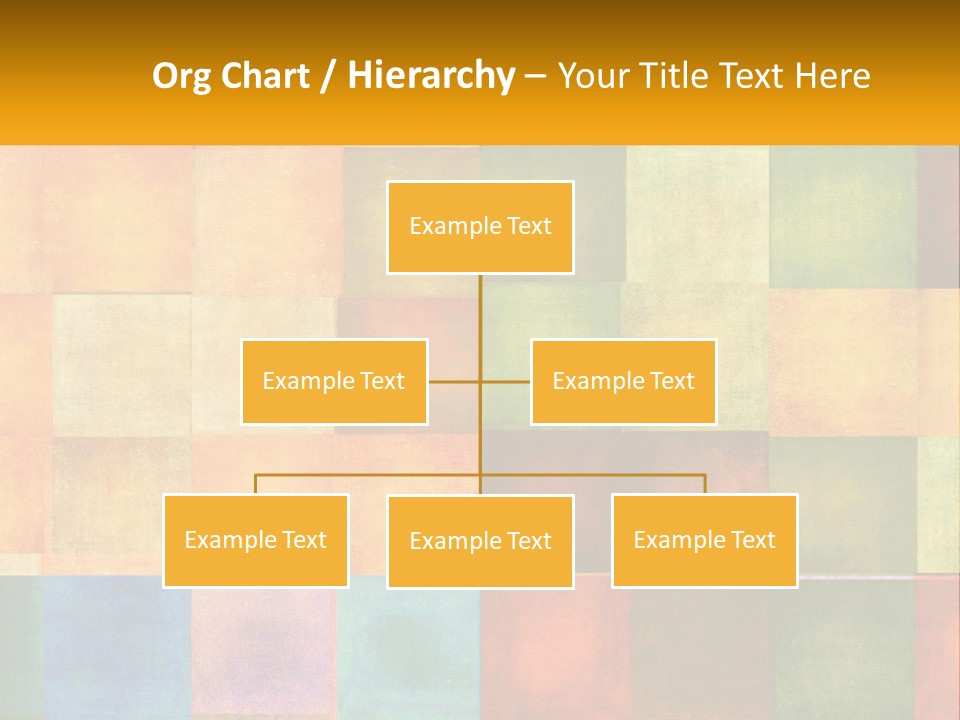 A Colorful Background With Squares Of Different Colors PowerPoint Template