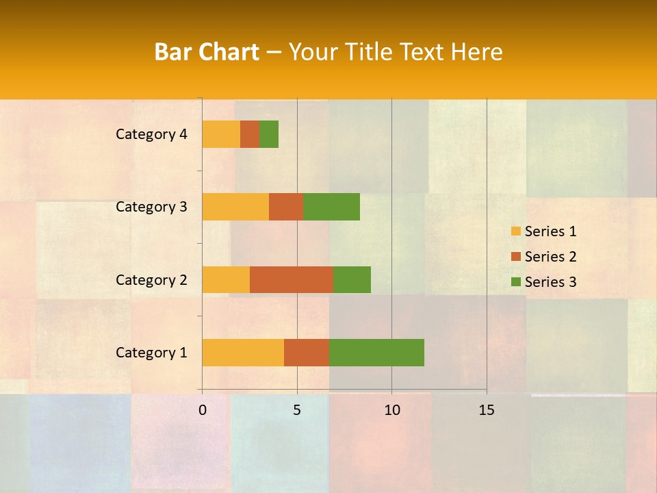 A Colorful Background With Squares Of Different Colors PowerPoint Template