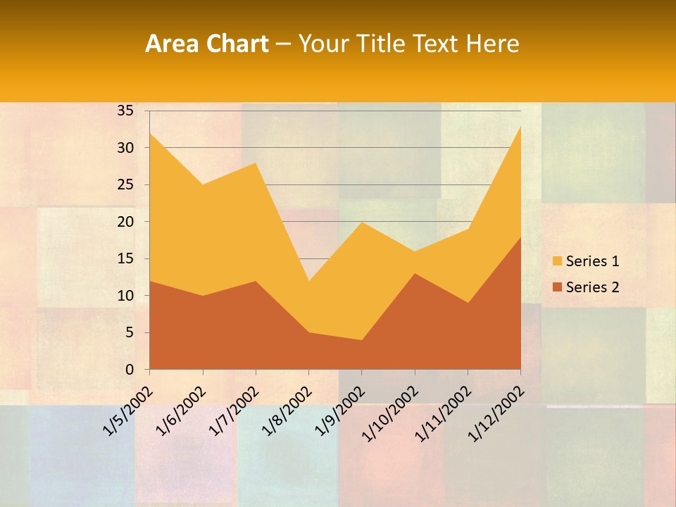 A Colorful Background With Squares Of Different Colors PowerPoint Template
