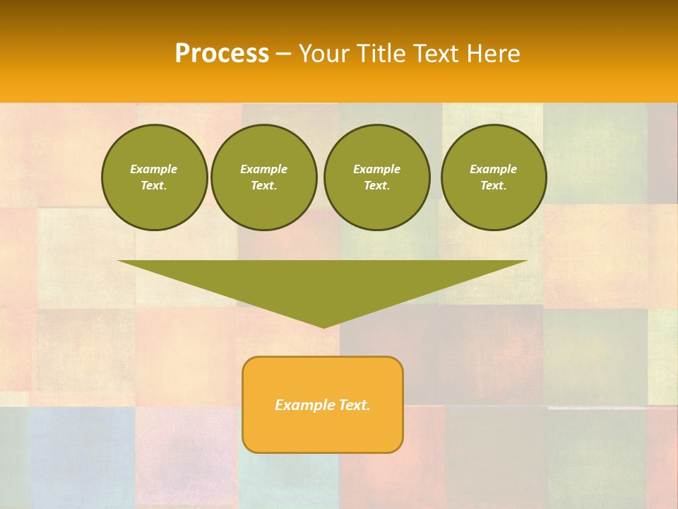 A Colorful Background With Squares Of Different Colors PowerPoint Template