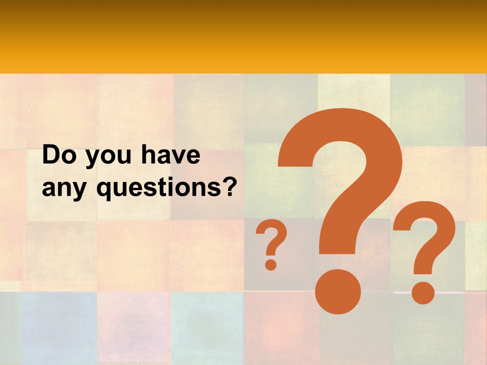 A Colorful Background With Squares Of Different Colors PowerPoint Template