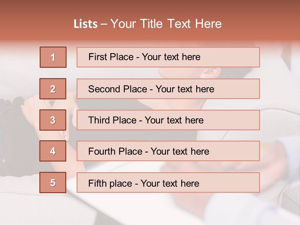 A Woman Laying On A Couch With Her Hand On Her Stomach PowerPoint Template