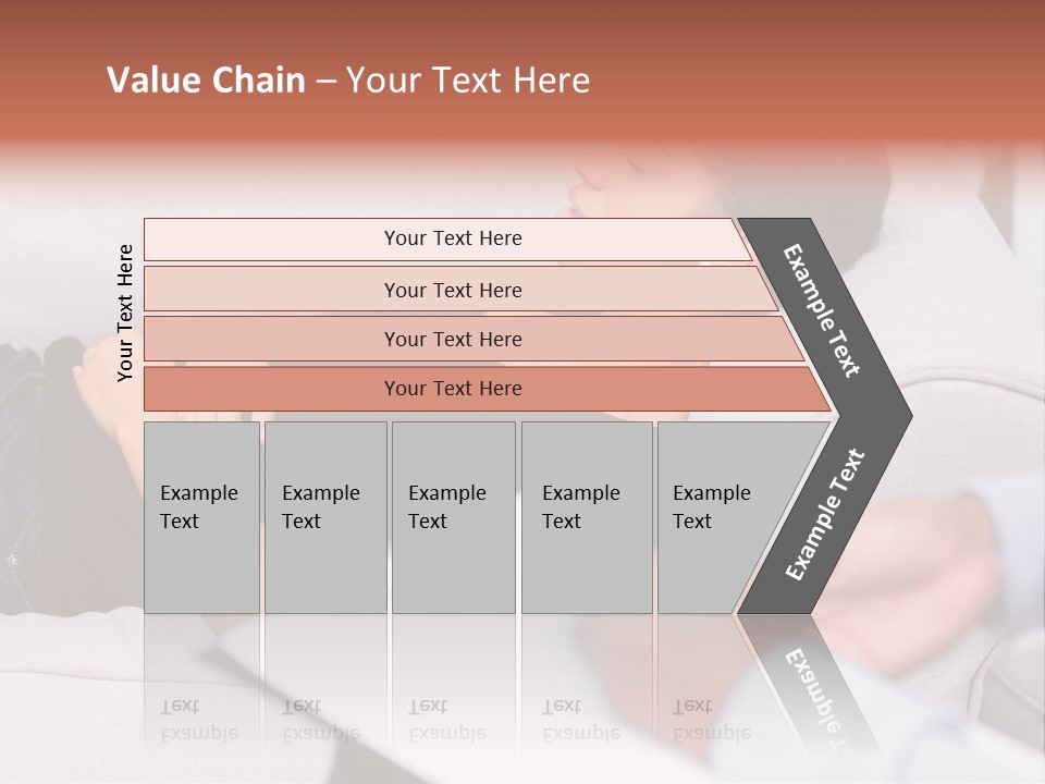 A Woman Laying On A Couch With Her Hand On Her Stomach PowerPoint Template