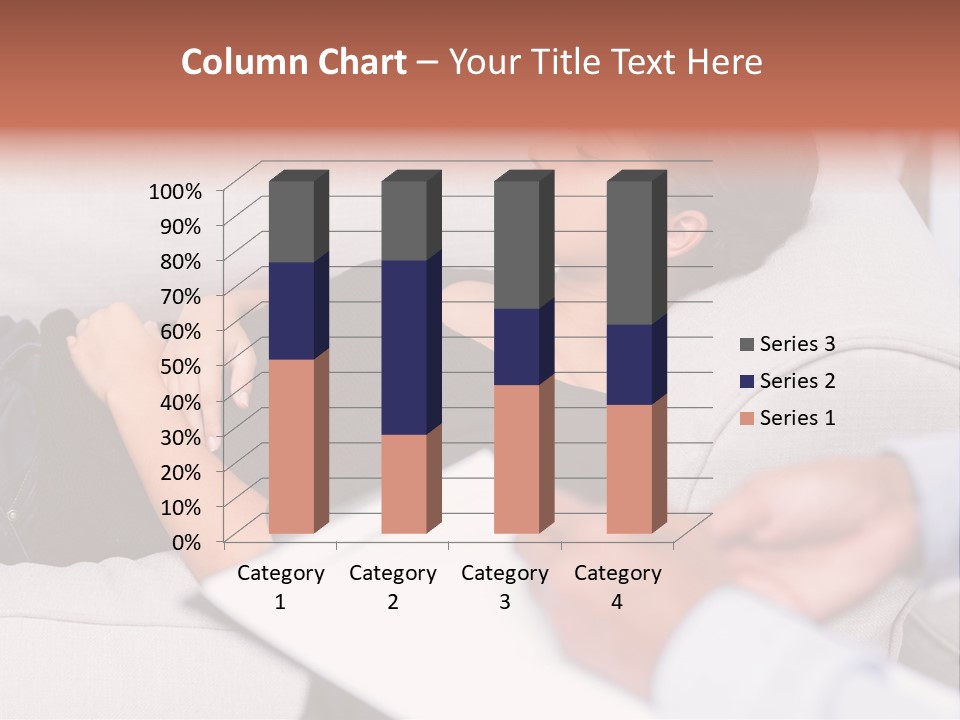 A Woman Laying On A Couch With Her Hand On Her Stomach PowerPoint Template