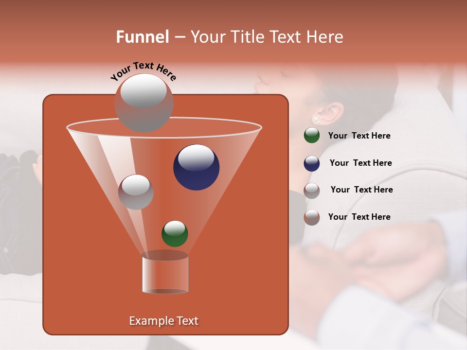 A Woman Laying On A Couch With Her Hand On Her Stomach PowerPoint Template