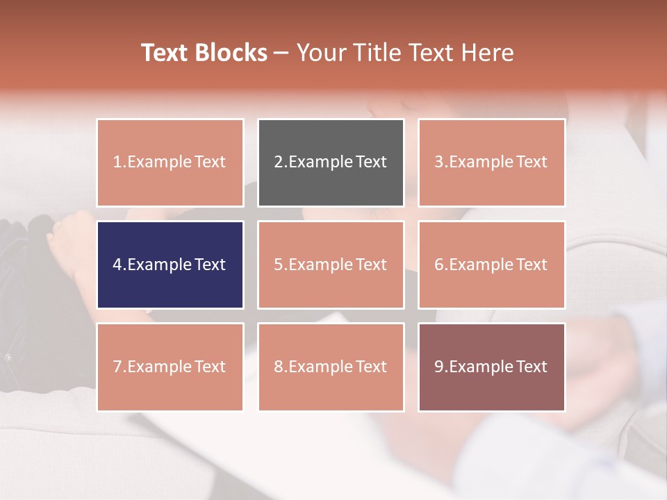 A Woman Laying On A Couch With Her Hand On Her Stomach PowerPoint Template