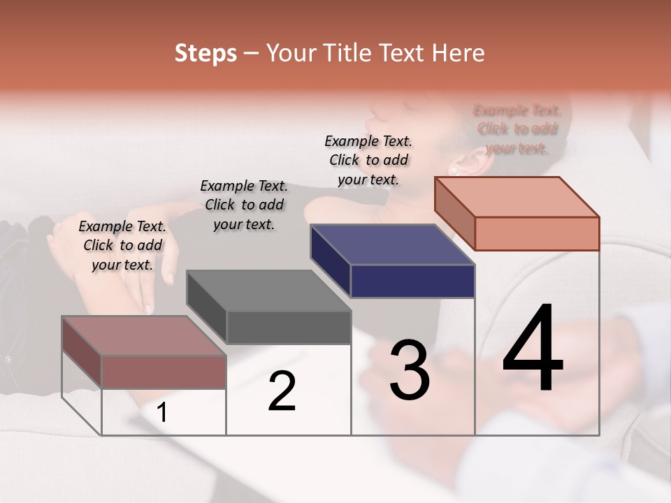 A Woman Laying On A Couch With Her Hand On Her Stomach PowerPoint Template