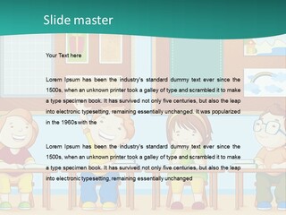A Group Of Kids Sitting At Desks In A Classroom PowerPoint Template