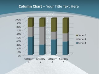A Pile Of Sugar Being Poured Into A Glass PowerPoint Template