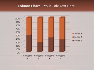 A Wooden Background With A Place For Text PowerPoint Template