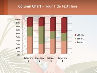 A Woman In A Bikini Is Posing For A Picture PowerPoint Template