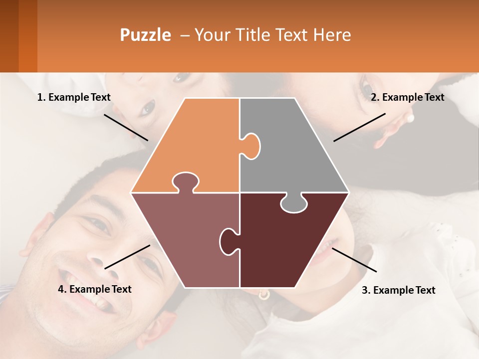 A Group Of People Laying On Top Of Each Other PowerPoint Template