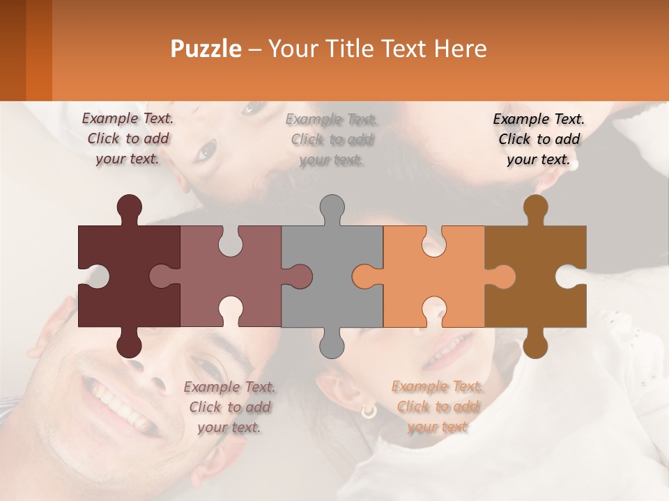 A Group Of People Laying On Top Of Each Other PowerPoint Template