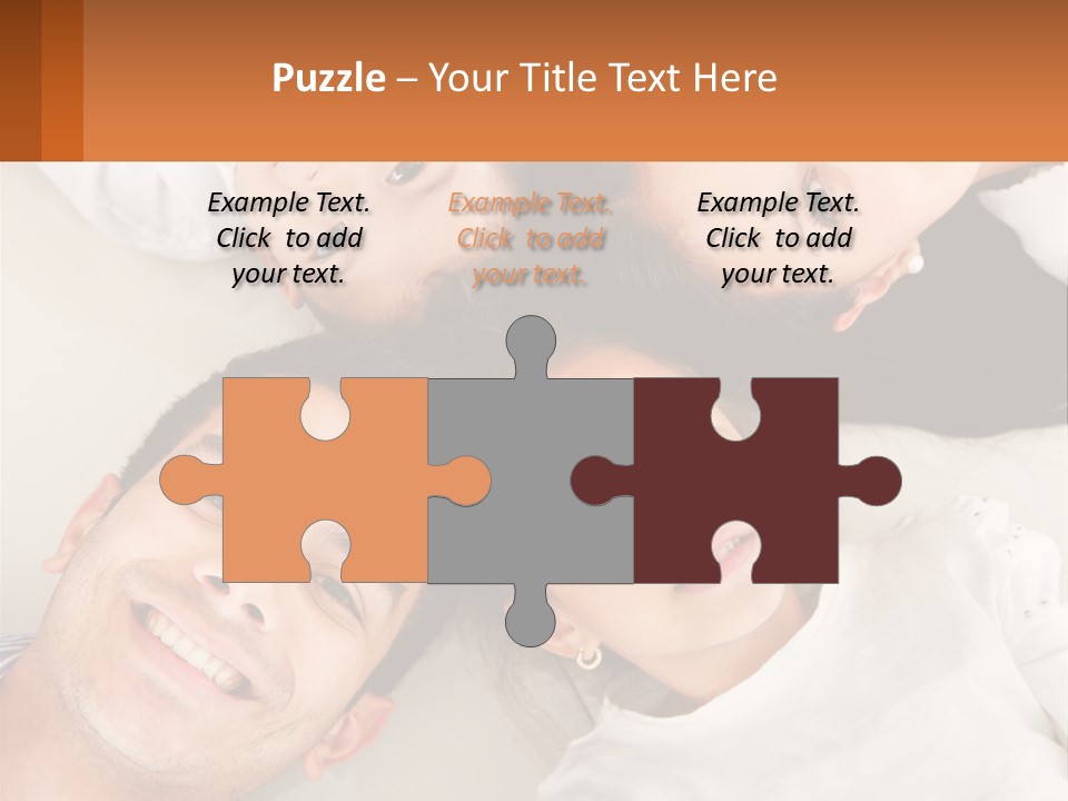 A Group Of People Laying On Top Of Each Other PowerPoint Template