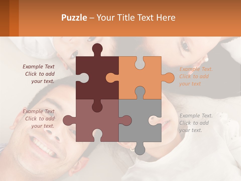 A Group Of People Laying On Top Of Each Other PowerPoint Template