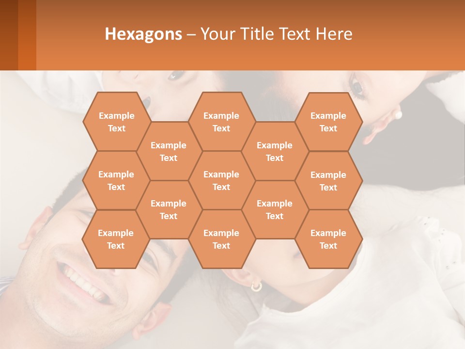 A Group Of People Laying On Top Of Each Other PowerPoint Template