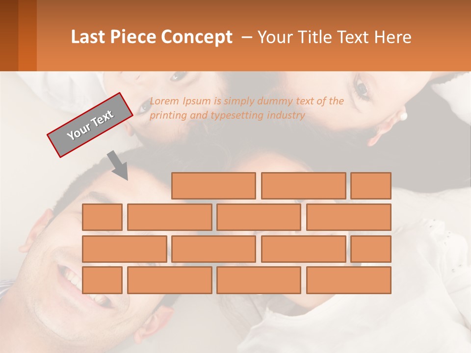 A Group Of People Laying On Top Of Each Other PowerPoint Template