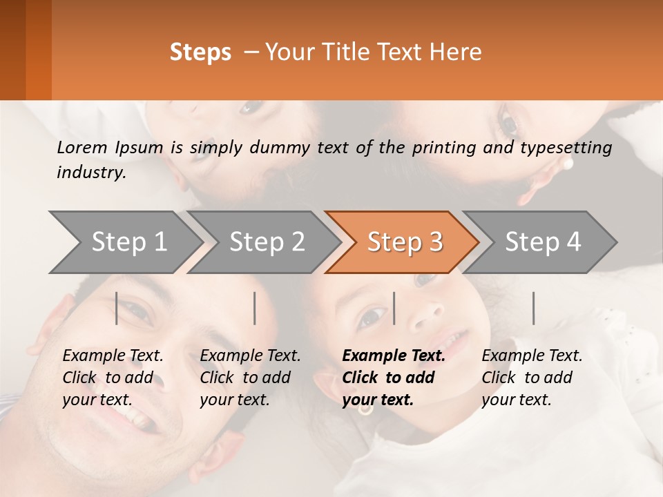 A Group Of People Laying On Top Of Each Other PowerPoint Template