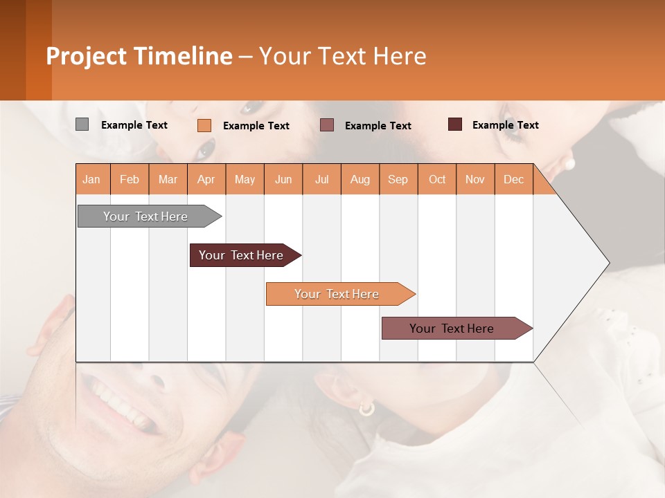 A Group Of People Laying On Top Of Each Other PowerPoint Template