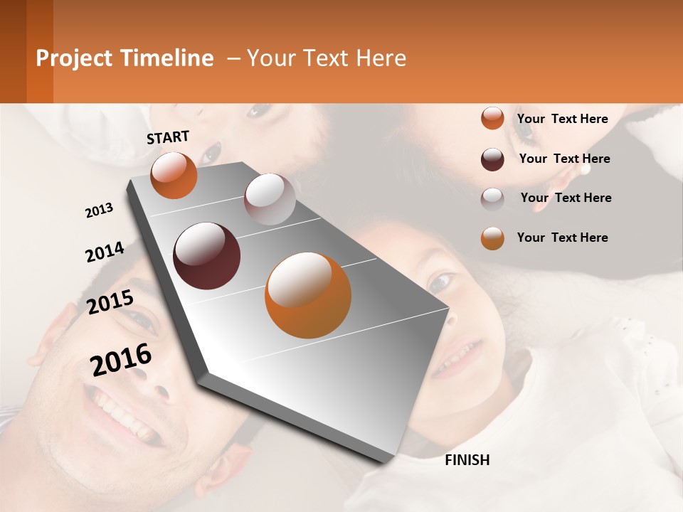 A Group Of People Laying On Top Of Each Other PowerPoint Template