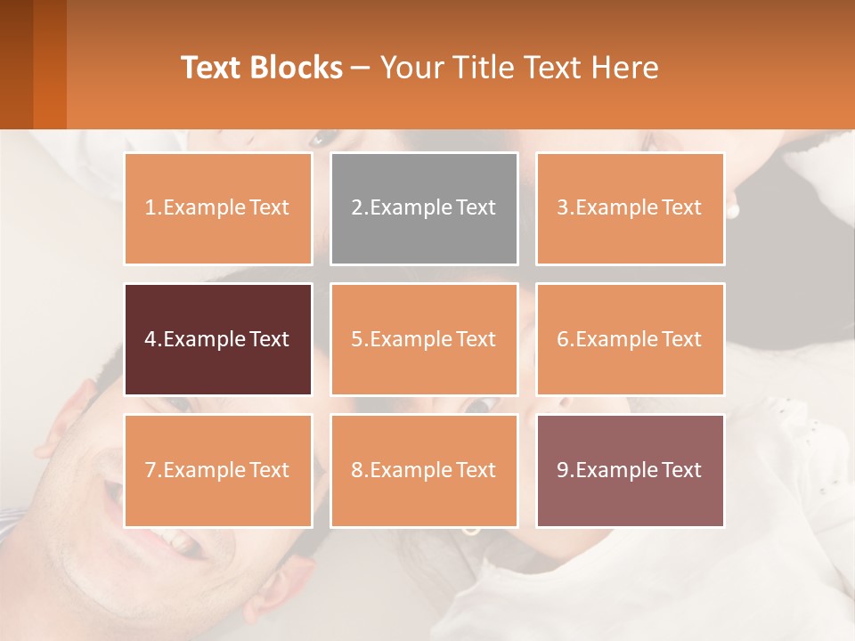 A Group Of People Laying On Top Of Each Other PowerPoint Template