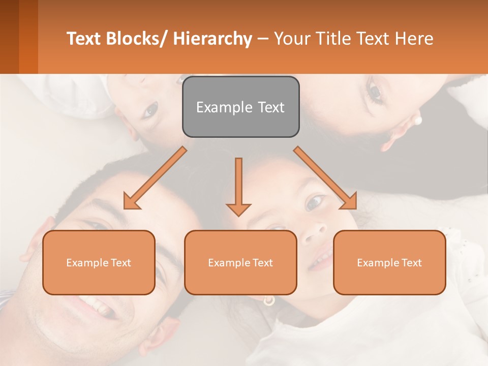 A Group Of People Laying On Top Of Each Other PowerPoint Template