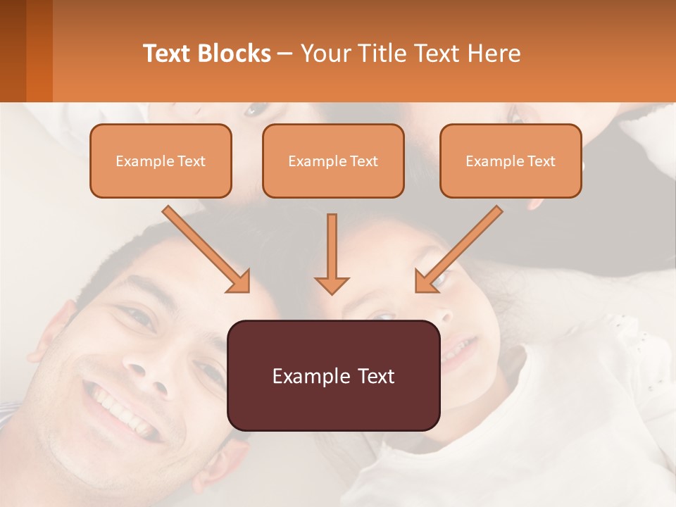 A Group Of People Laying On Top Of Each Other PowerPoint Template