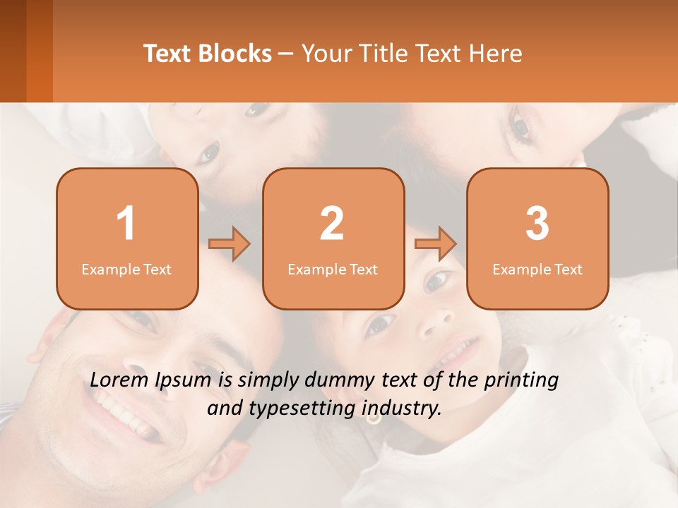 A Group Of People Laying On Top Of Each Other PowerPoint Template