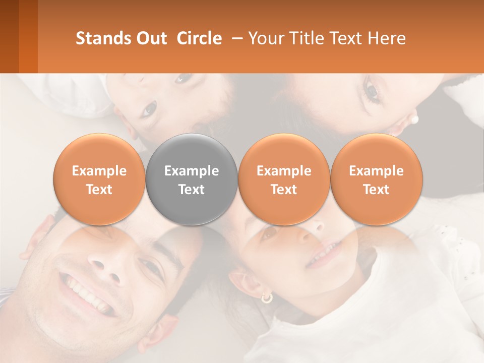 A Group Of People Laying On Top Of Each Other PowerPoint Template