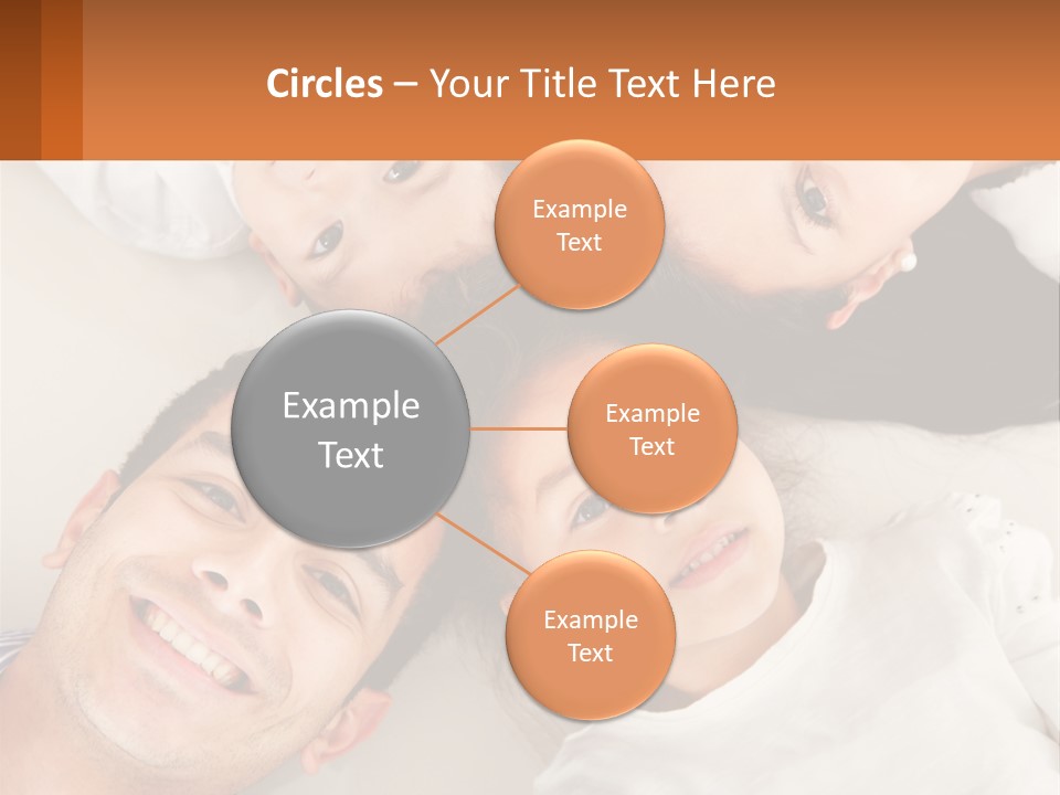 A Group Of People Laying On Top Of Each Other PowerPoint Template