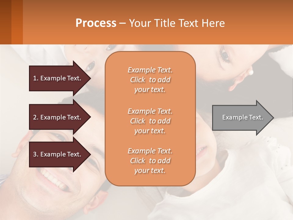 A Group Of People Laying On Top Of Each Other PowerPoint Template
