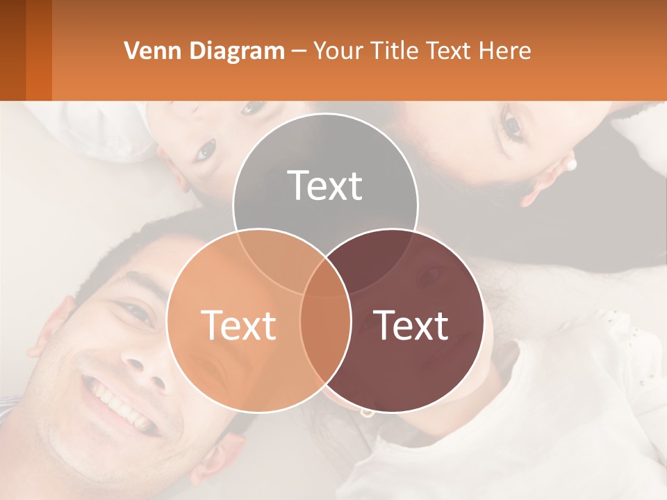 A Group Of People Laying On Top Of Each Other PowerPoint Template