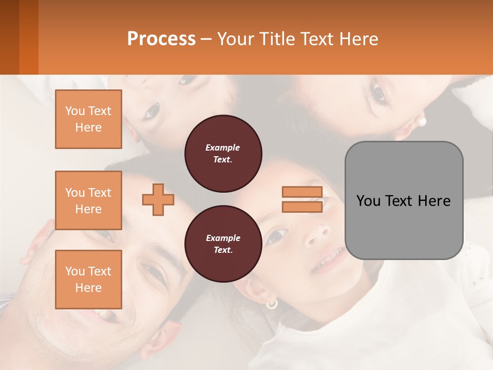 A Group Of People Laying On Top Of Each Other PowerPoint Template