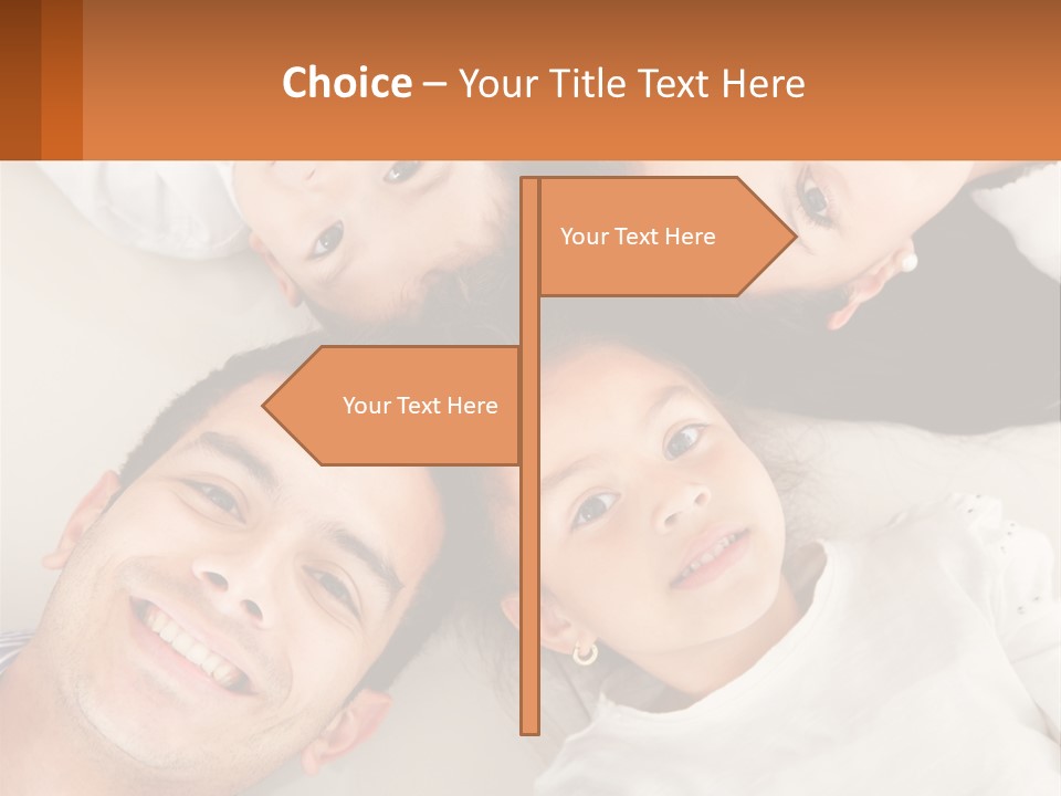 A Group Of People Laying On Top Of Each Other PowerPoint Template