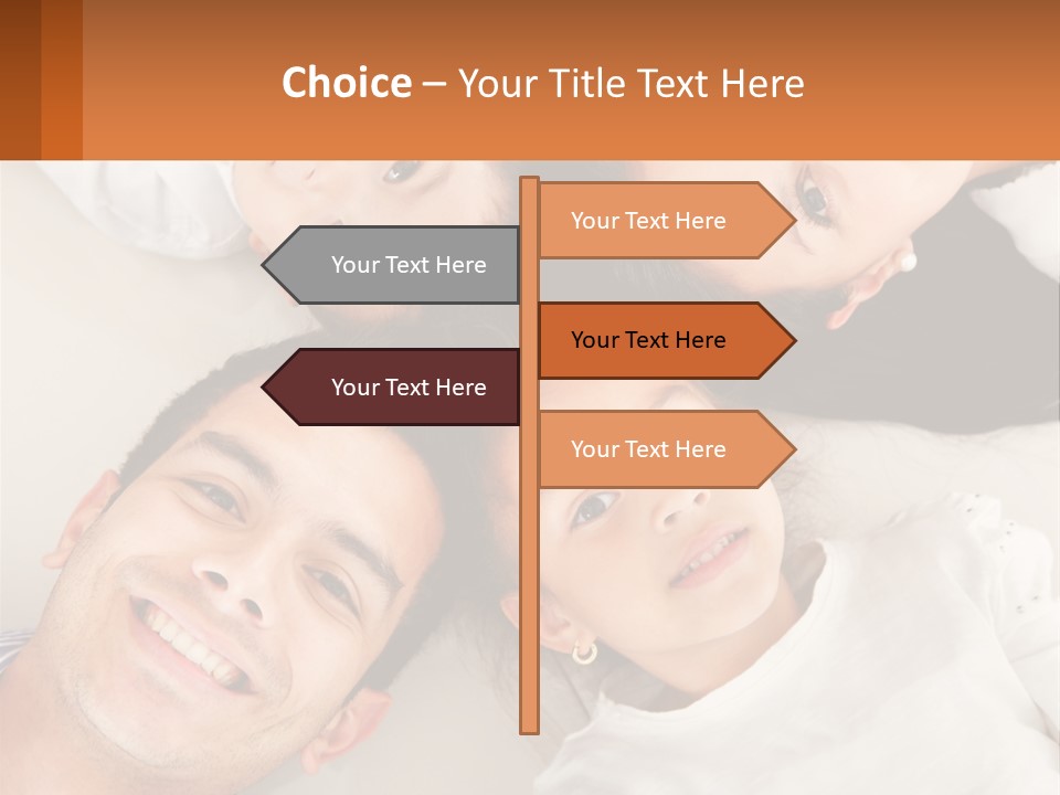 A Group Of People Laying On Top Of Each Other PowerPoint Template