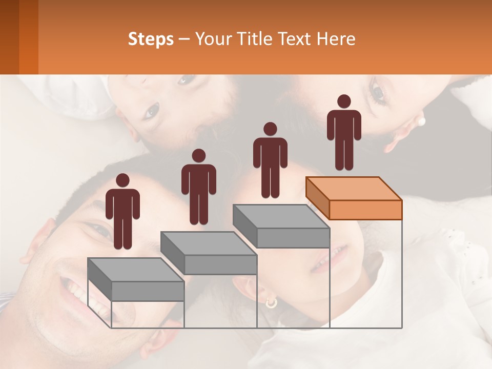 A Group Of People Laying On Top Of Each Other PowerPoint Template