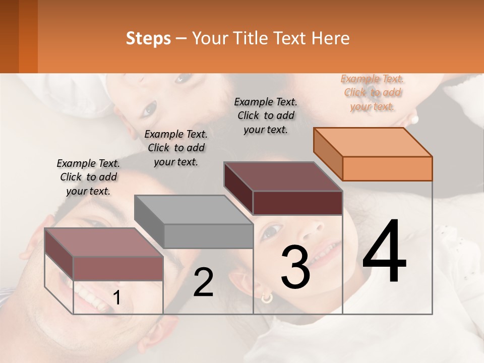 A Group Of People Laying On Top Of Each Other PowerPoint Template