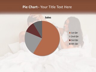 A Man And Woman Laying In Bed Together PowerPoint Template
