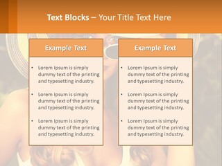 A Beautiful Woman Wearing A Hat And Sunglasses PowerPoint Template
