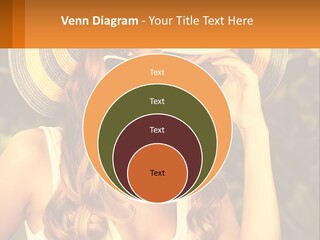 A Beautiful Woman Wearing A Hat And Sunglasses PowerPoint Template