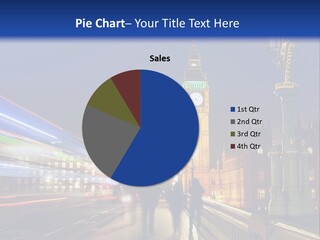 The Big Ben Clock Tower Towering Over The City Of London At Night PowerPoint Template