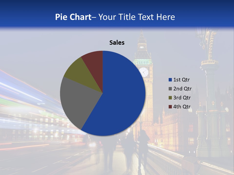 The Big Ben Clock Tower Towering Over The City Of London At Night PowerPoint Template